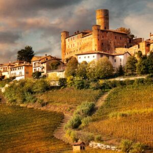 Castello nelle Langhe in Piemonte.