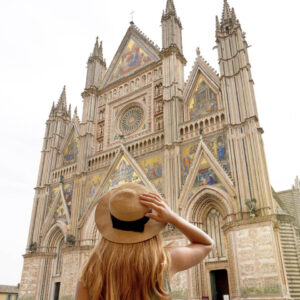 Facciata del Duomo di Orvieto in Umbria