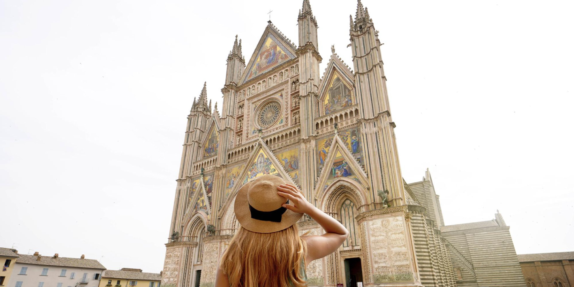 Facciata del Duomo di Orvieto in Umbria