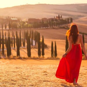 Colline della Val d'Orcia in Toscana